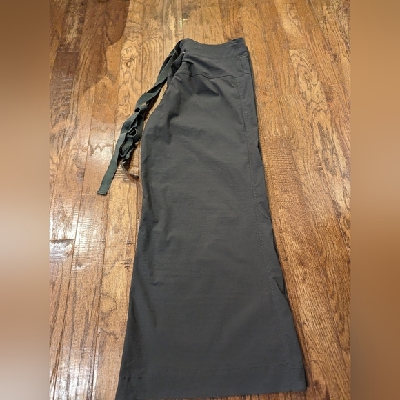 Vintage Y2K TAO Freedom of The Body Wide Leg Boho pants women's Gray size 12 - Picture 3 of 11